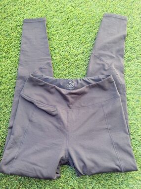 yogipace Black High-Waist Fleece Lined Thermal Leggings